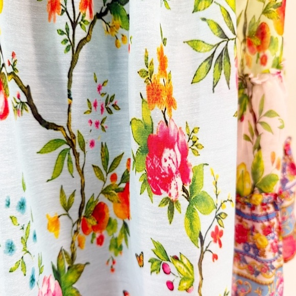 Ruby Yaya Botanica Bellagio Embroidered Bell Sleeves Off The Shoulders Blouse S - Picture 7 of 10